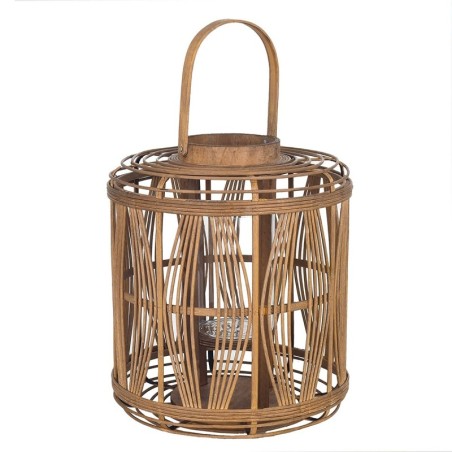 Candelabra avec poignée brune en bois | Candelabrum Décoration Candélabrum Candelabra Table 34x29x29cm