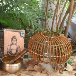 Lustre brun de spadeño | Candelabra Décoration Candelabra Table 21x32x32cm