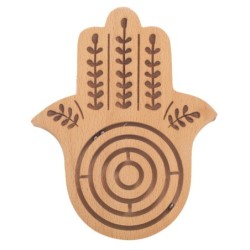 Game Wood Brown Labyrinthe | Figure Tic Tac Toe Tic Toc Toe Jeu 2x12x15cm