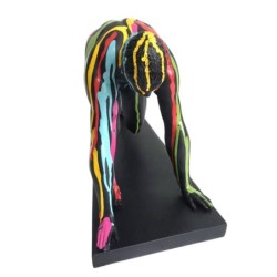 Figure Nude Nude Homme Résine | Personne Figure Figurines décoratives Décoration Salon 21x17x37cm