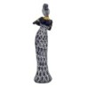 Figure de résine noire Aphric | Figure africaine Figures décoratives Décoration Salon CM