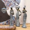 Figure de résine noire Aphric | Figure africaine Figures décoratives Décoration Salon CM