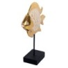 Figure Fish avec base de résine dorée | Figure marine figure marine figures cm