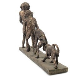 Figure Evolution du singe en résine noire | Figurines de la personne figurines pour la décoration de figurines de jardin
