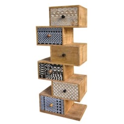 confortable avec des tiroirs bruns en bois | Confortable confortable avec des tiroirs de tasse et de tiroir CM