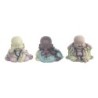Laughing Buddha Figures comprend 3 unités de figurines de bouddhas Collection orientale