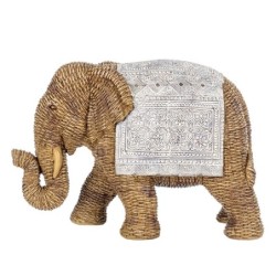 Figure Elephant Brown Resin | Figure d'éléphant Figures de résine pour la décoration de figurines de jardin 20x11x29cm