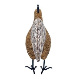 Figure Gallo Brown Resin | GALLINA Figure Resin Figures pour la décoration de figurines de jardin 27x11x25cm