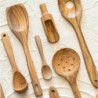 Spatule en bois d'olivier de haute qualité pour la cuisine, ustensile de cuisine robuste et Durable