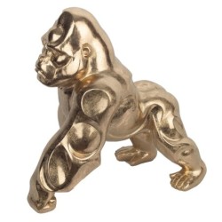 Figure Gorilla Dorado de Resin | Gorilla Figure Resin Figures pour la décoration de résine du jardin CM