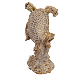 Figure Dorado Resin Turtle | Figurines de figurines animales pour la décoration de résine de figure de jardin cm