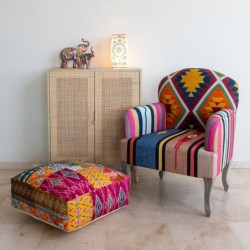 MDF Brown Furniture | Auxiliary Industrial Seading a déclaré Rustic Seading 100x40x80cm