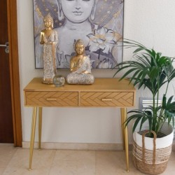 Mdf Brown Entrance Furniture | Récepteurs de meubles d'entrée des tiroirs et tiroirs 76x35x90cm