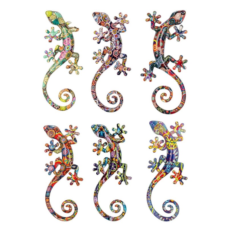 ORIGIN Home DECOR Lézard 6U Animaux | Figurine Lézard Marron - 3x16x7cm