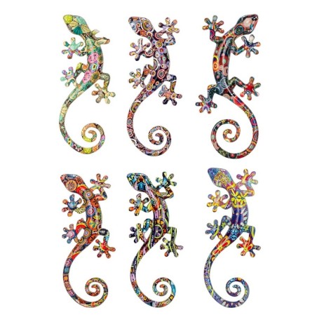 ORIGIN Home DECOR Lézard 6U Animaux | Figurine Lézard Marron - 3x16x7cm