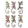 ORIGIN Home DECOR Lézard 6U Animaux | Figurine Lézard Marron - 3x16x7cm