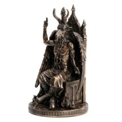 Figure Statue de la résine Baphomet Dorado | Figurines de la personne figurines pour la décoration de figurines de