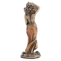 Figure Goddess Oshun Dorado de Resin | Figurines de la personne figurines pour la décoration de la figure de jardin 1x1x1cm