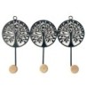Perbha Tree of Life 3 U Metal Black | Colgallaves Colgallaves accroche les clés CM