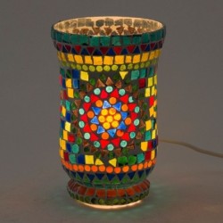 Verre multicolore de la lampe marocaine | Lampe de lampe de table lampes morquies CM