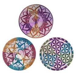 Plaque d'encens Pack 3 unités Cadeau | Multicolor Natura Compléments - 0x7x7 cm