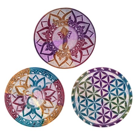 Plaque d'encens Pack 3 unités Cadeau | Multicolor Natura Compléments - 0x7x7 cm