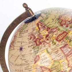 Globe Marbre Pied Décoration Globes Collection Monde Carte Du Monde