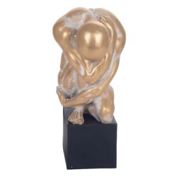 Figure Naked Man Figures | Bronze d'or - 31x14x24 cm