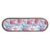Origin Home Decor - Oval Tray Coral Kitchen | Boîtes et plateaux bleus - 2x13x46 cm