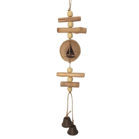 Origine de décoration intérieure - Décoration Ship Pendant | Pendants bruns - 33x5x8 cm
