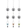 Origin Home Decor - Bus Pendant Pack 3 unités Décoration | Pepistes en métal noir - 105x6x12 cm