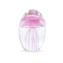 Origin Home Decor - Cadeau Pisapapel Medusa | Pisapapèles rose - 6x4x4 cm