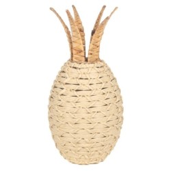 Décor d'origine - Figures Adorno à l'ananas | Plusieurs bruns - 47x26x26 cm