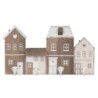 Origine de décoration intérieure - Percha 4 Pomos maisons Adorno Mur | Cintres bruns - 21x5x40 cm