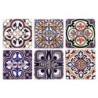 Origin Home Decor - Magnetic Sicily Pack 6 unités Cadeau | Magnétique multicolore - 0x6x6 cm