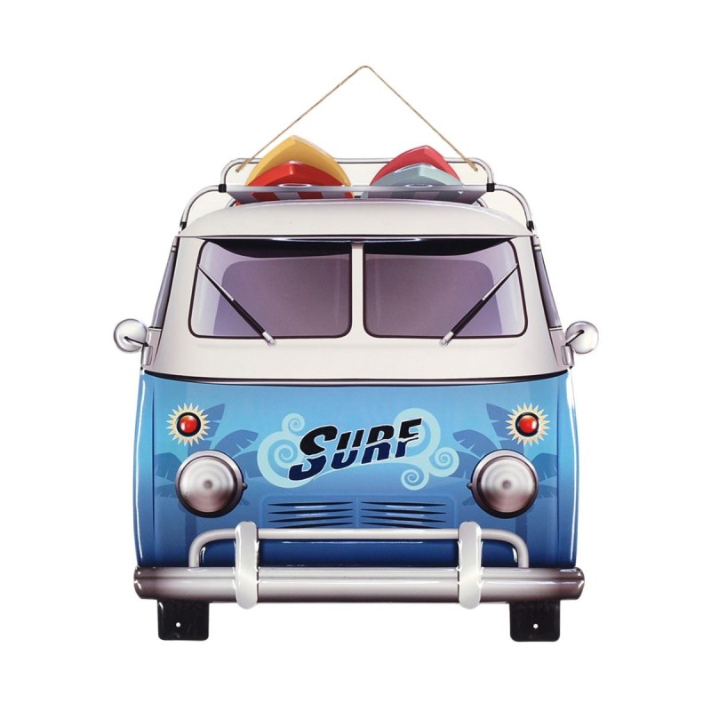 Plaque murale Surf Hippie Décoration murale Plaques métalliques Collection Surf