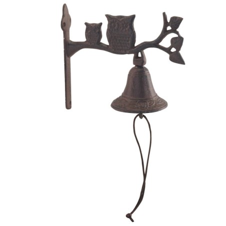 ORIGEN Home Decor Campana Buos Jardin | Ornement mural de jardin brun - 18x19x9cm