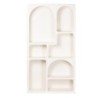 ORIGEN Home Decor Meubles étagères auxiliaires | Étagère blanche - 180x97x26cm