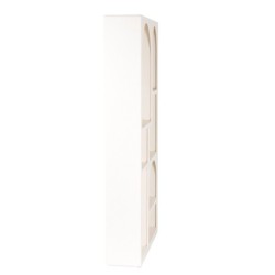 ORIGEN Home Decor Meubles étagères auxiliaires | Étagère blanche - 180x97x26cm