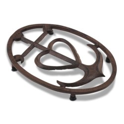 ORIGEN Home Decor Salvamanteles Ovalcruz Salvamanteles | Branche brune ovale - 2x24x16cm