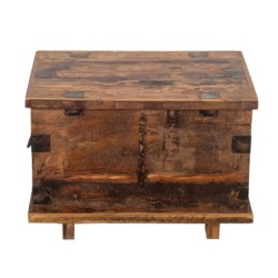 ORIGEN Home Decor Baúl Baules | Tronc brun - 40x61x44cm