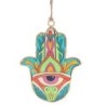 ORIGEN Home Decor Pendant Mano Fátima 4u. Pendants | Pendant multicolore - 10x8x1cm
