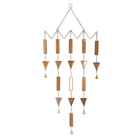 ORIGEN Home Decor Momil adorno suspendu triangles | Pendant brun - 99x50x2cm