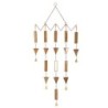 ORIGEN Home Decor Momil adorno suspendu triangles | Pendant brun - 99x50x2cm