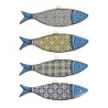 ORIGEN Home Decor Pendant Fish 4 ou Pendants | Pendentif bleu - 1x30x8cm