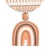 ORIGEN Home Decor Suspension en bois suspendu | Pendentif orange - 32x16x3cm
