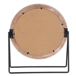 ORIGEN Home Decor Mirror Mirrors | Miroir brun rond - 29x25x9cm