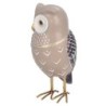 ORIGEN Home Decor Buhos Buhos Figure | Figure de hibou beige - 14x8x7cm
