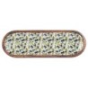 ORIGEN Home Decor Plateau d'huile avec bols et plateaux | Plateau brun - 3x38x13cm