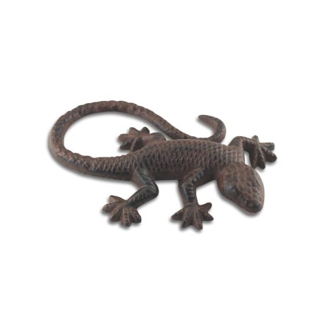 ORIGEN Home Decor Lizards Animaux | Figure de lézard brun - 2x15x10cm